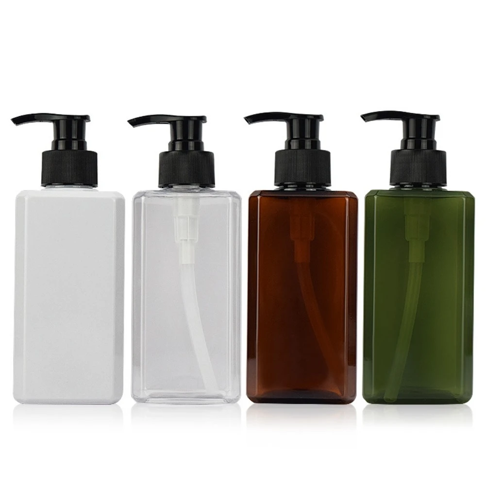 300Ml Navulbare Plastic Shampoo Pomp Flessen Shampoo Conditioner Zeepdispenser Voor Hotel Badkamer| | -