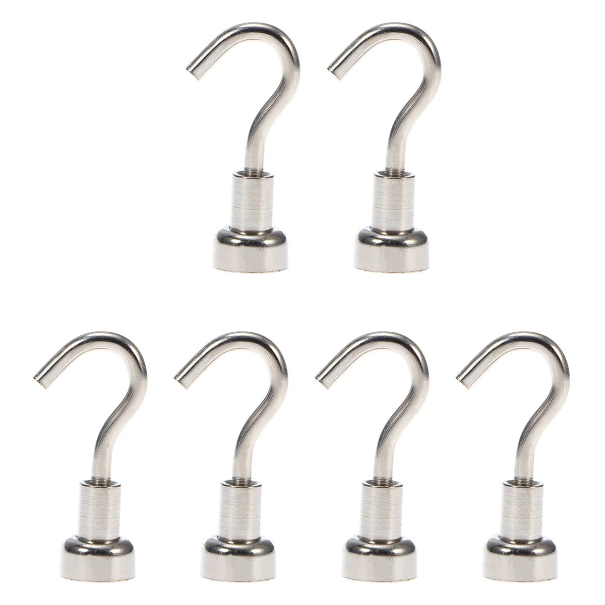 BESTOMZ 6 Pcs Magnetic Hooks for Storage and Organization Home Kitchen Accessories （D10）