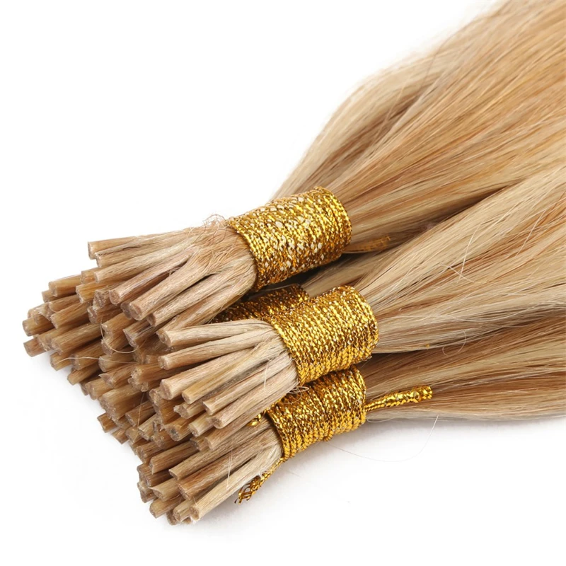 P27/613 I Tip Hair Extension Human Hair 1g/s Nail I Tip For Women 24" Pre Bonded Extensions 50g/100g Keratin