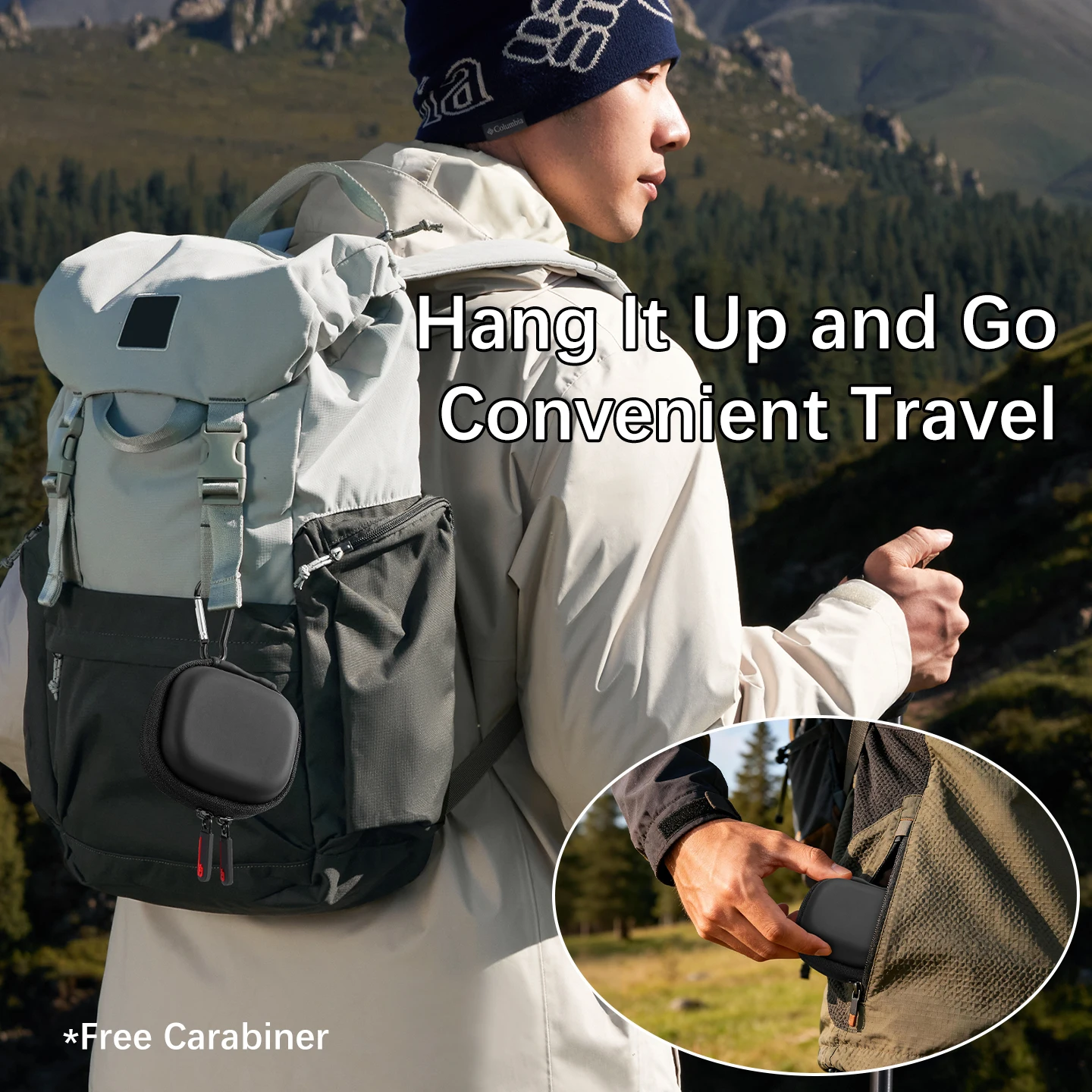 Étui de protection rigide GoPro Hero Lite - Mini sac de rangement EVA