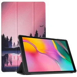 Cover Stand Deluxe per Tablet Amazon Fire HD 10 - Pelle PU Premium, Antisfondamento, Funzione Sonno/Accensione