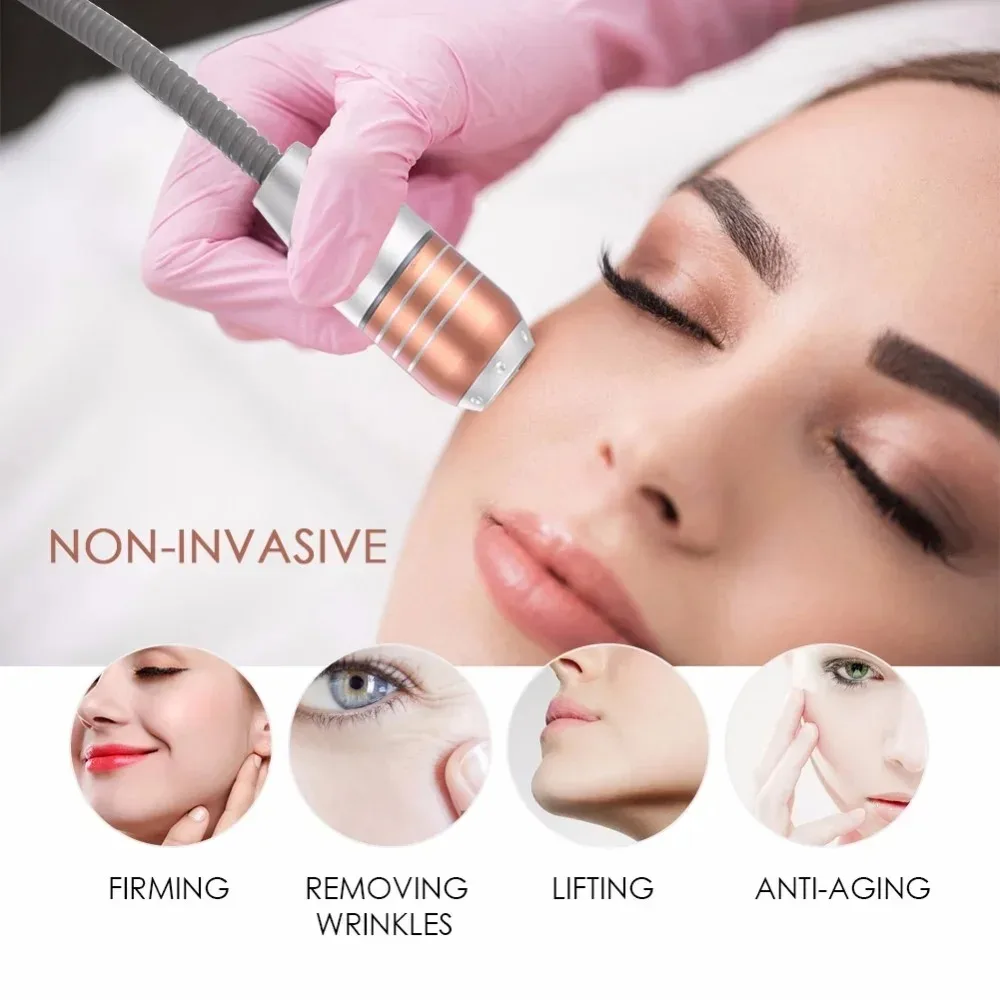 High Frequency Ultrasonic Facial Beauty Machine  Skin Tighten Anti WrinkleSkin Rejuvenation Face Lift Tool Radar Line Carve Tool 5