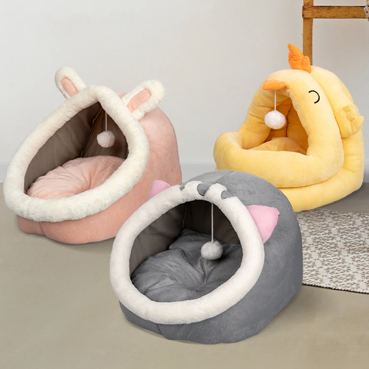 

Luxury Custom Soft Felt Blanket Hanging Pet Double Layer Litter Mat Nest Window Cave Cat Bed House For Cats