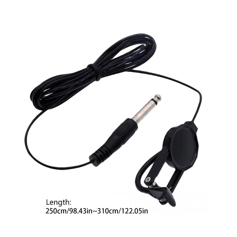 Geigen Gitarre Ukuleles Pickup Clip auf Mikrofonen Piezo Pickup Gitarren -Sound -Loch -Tonabnehmer mit 6,35 mm Sound 69HD – Detail 7