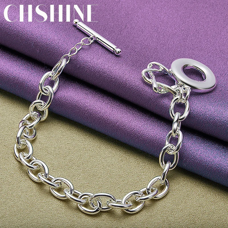

CHSHINE 925 Sterling Silver Star TO Chain Bracelet For Women Fashion Jewelry