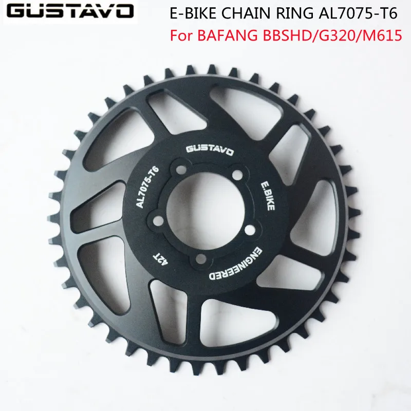 GUSTAVO E-bike Kettenblatt 42T Für BAFANG BBS01 BBS02 BBSHD M625 Hohe Qualität Aluminium Legierung Elektrische Fahrrad Zubehör – Detail 13