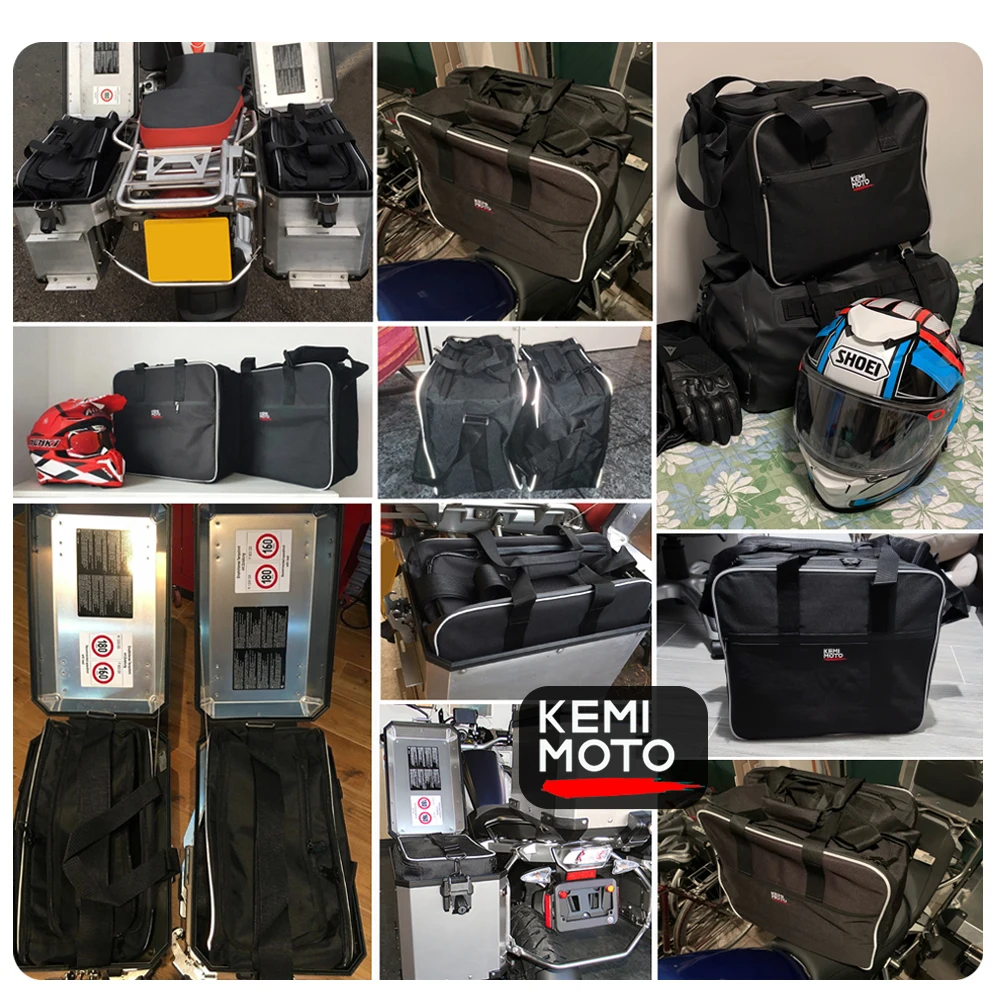 Motorcycle Luggage Bag Saddle Inner Bags PVC For BMW R1200GS LC Adv R1200 GS F800GS Adventure ADV