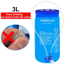NEWBOLER BPA-Free Hydration Pack Water Bladder - Versatile Storage Bag for Running and Outdoor Adventures (3L)
