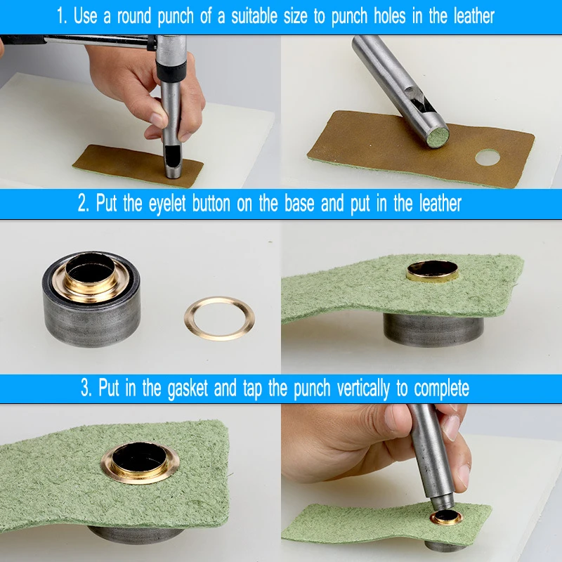 20 Set Occhielli Metallici 20mm - Per Teloni, Tende E Fai Da Te - Foto 3