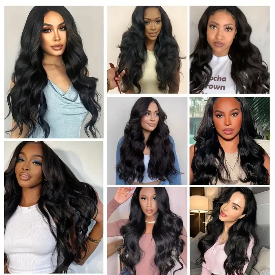 Natural Wave Bundles 100% Human Hair Extensions Malaysian Natural Water Wave Human Hair Weaving Remy Raw Virgin Hair 3 4 Bundles 6