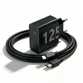 NOUVEAU Chargeur Original 125W pour Motorola USB C Type-C Charge Rapide pour Téléphone Motorola Adaptateur 125W Câble de Charge Rapide Accessoires