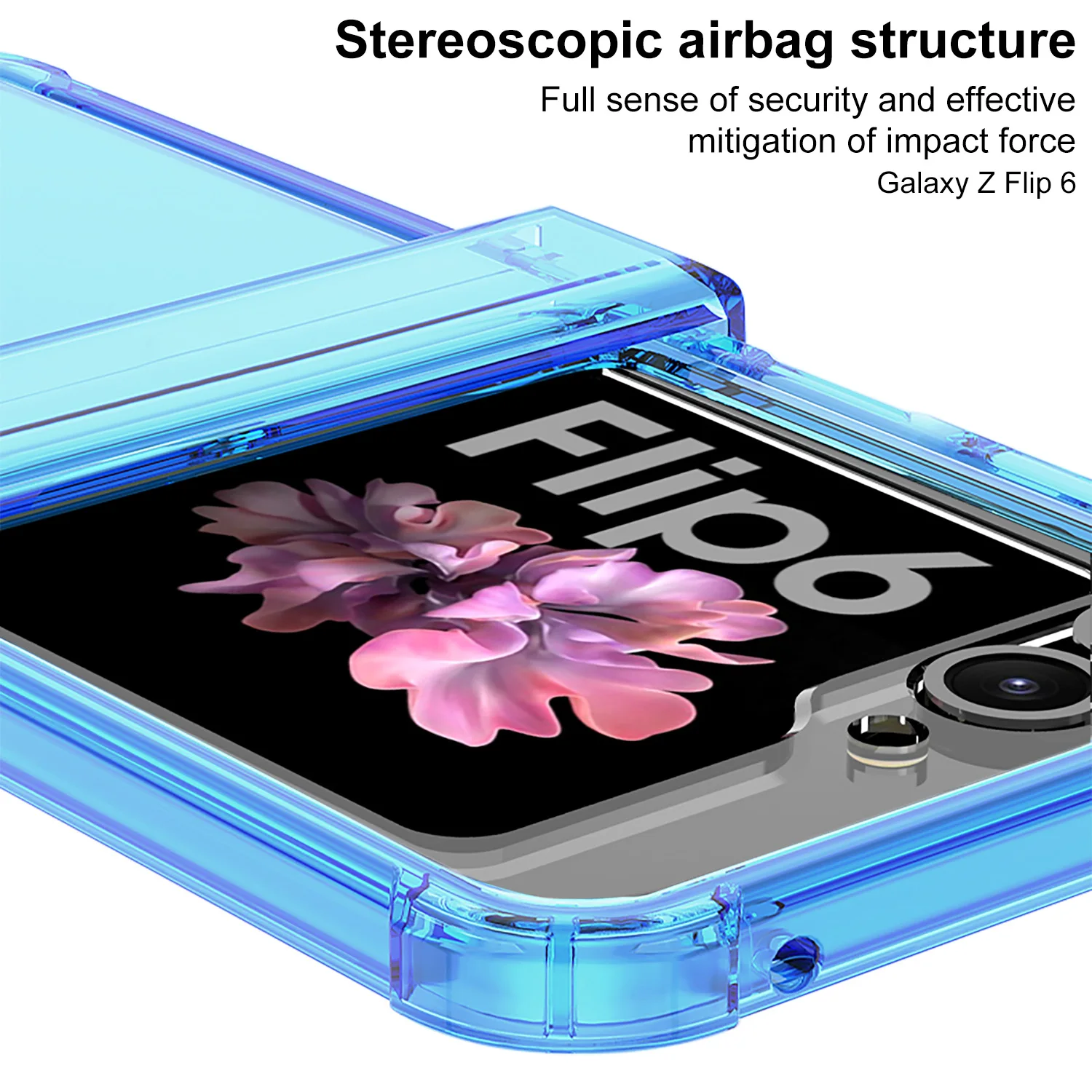 Ultra Slim Shockproof Soft Cover with Airbag Technology - Transparent Case with Clear Hinge Protection