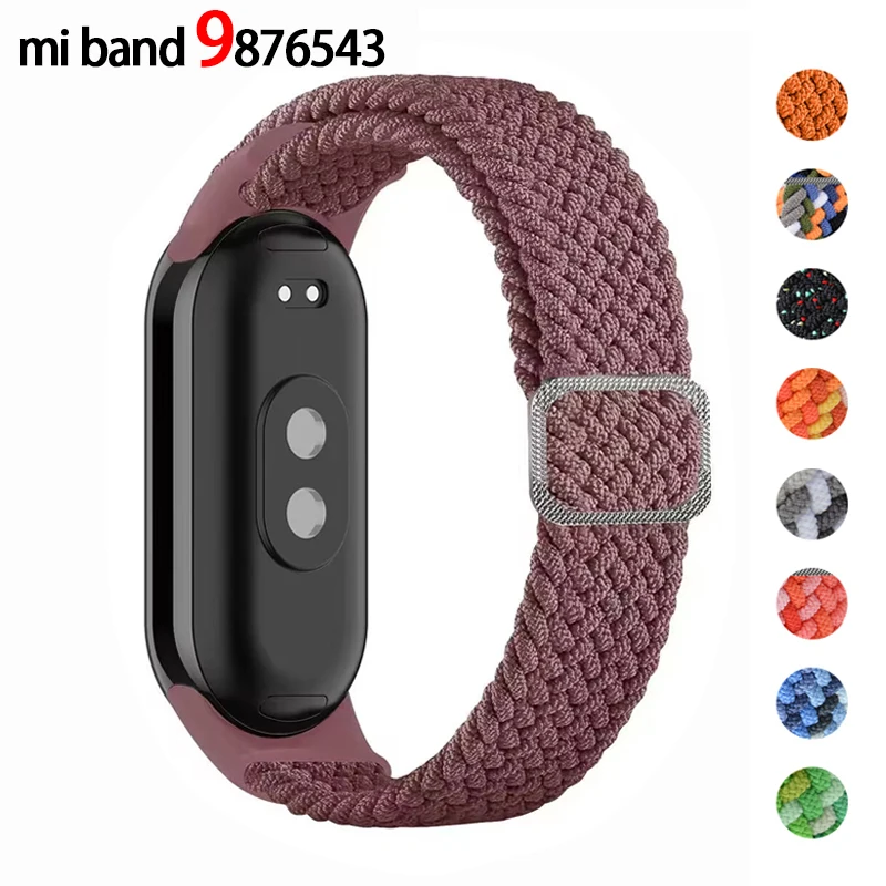 Braided Elastic Nylon Adjustable Solo Loop Wristband