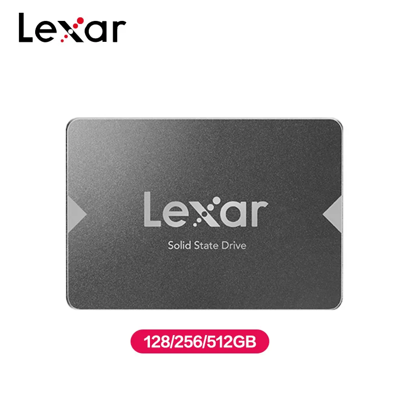 LEXAR-disco de estado sólido NS100 SATA 3,0 TLC Inch2.5, lectura de hasta 550 MB/S, 128GB, 256GB, 512GB, Flash interno para PC de escritorio