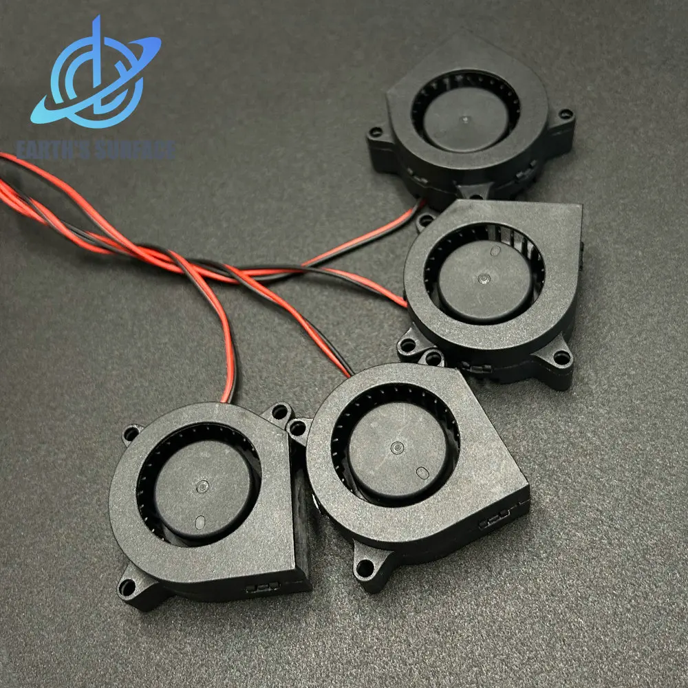 DB-3D Printer Part 4020 12V&24V Cooling Turbo Fan Brushless 2Pin For 3D Printer Extruder DC Cooler Blower Part Black Plastic Fan