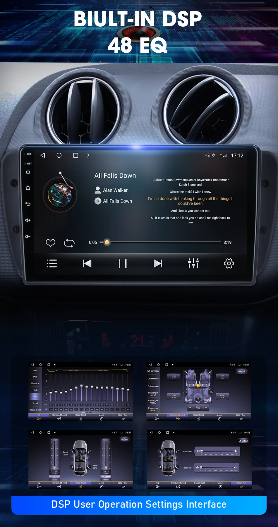Srnubi Autoradio Für Seat Ibiza 6j 2009-2013 Drahtlose CarPlay Auto 2Din Multimedia Player GPS 4G Bluetooth 5,0 Kopf Einheit Stereo – Detail 10