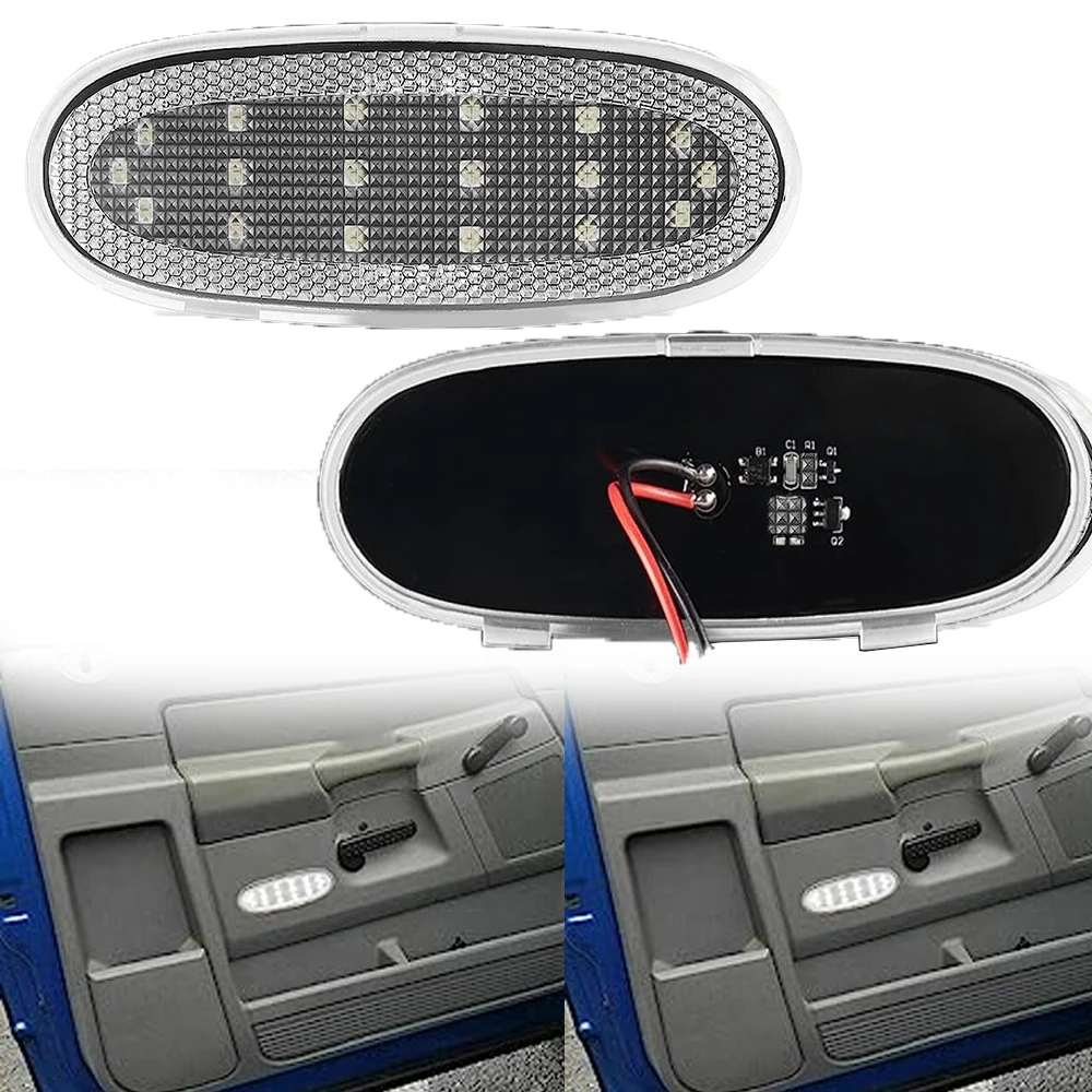 

Led Door Panel Reflectors Light 03-09 for Dodge Ram 1500 2500 3500 Dodge Durango, 07-09 Chrysler Aspen Interior Courtesy Lamp