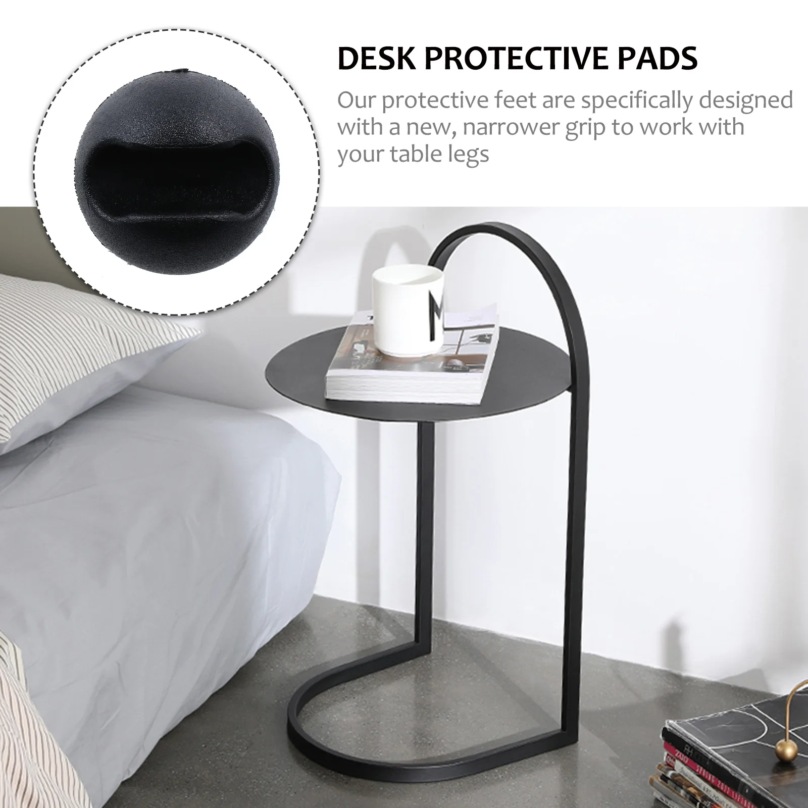 Table Feet Covers Non-skid Chair Feet Caps Hairpin Chair Foot Pads for Chair Table