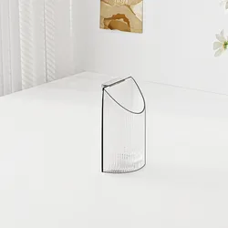 Clear Acrylic Book Stand with Handle - Desk Organizer and Book Holder (MINI-storage box)
