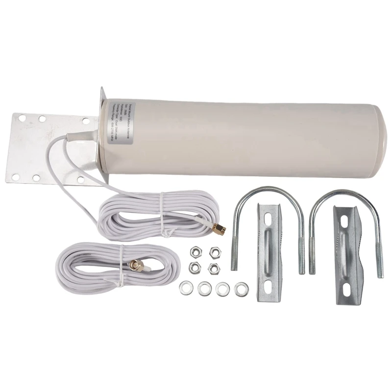 Antenna Wifi 10X 4G Lte Antena Sma 12Dbi Omni Antenne Maschio 5M Doppio Cavo 2.4Ghz Per B315 E8372 Zte Router Sma Maschio