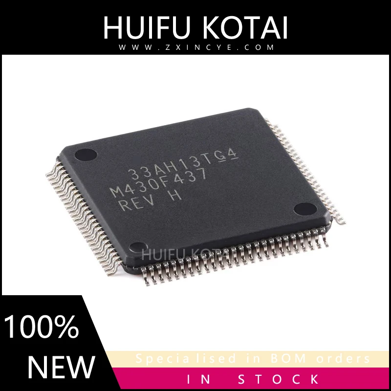 

1 шт., MSP430F437, MSP430F437IPZR, M430F437, QFP100, Новые Товары в наличии