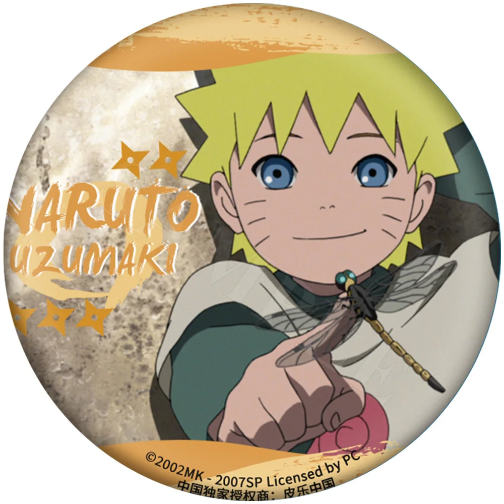 Officially Licensed Naruto Character Cosplay Badge Collection