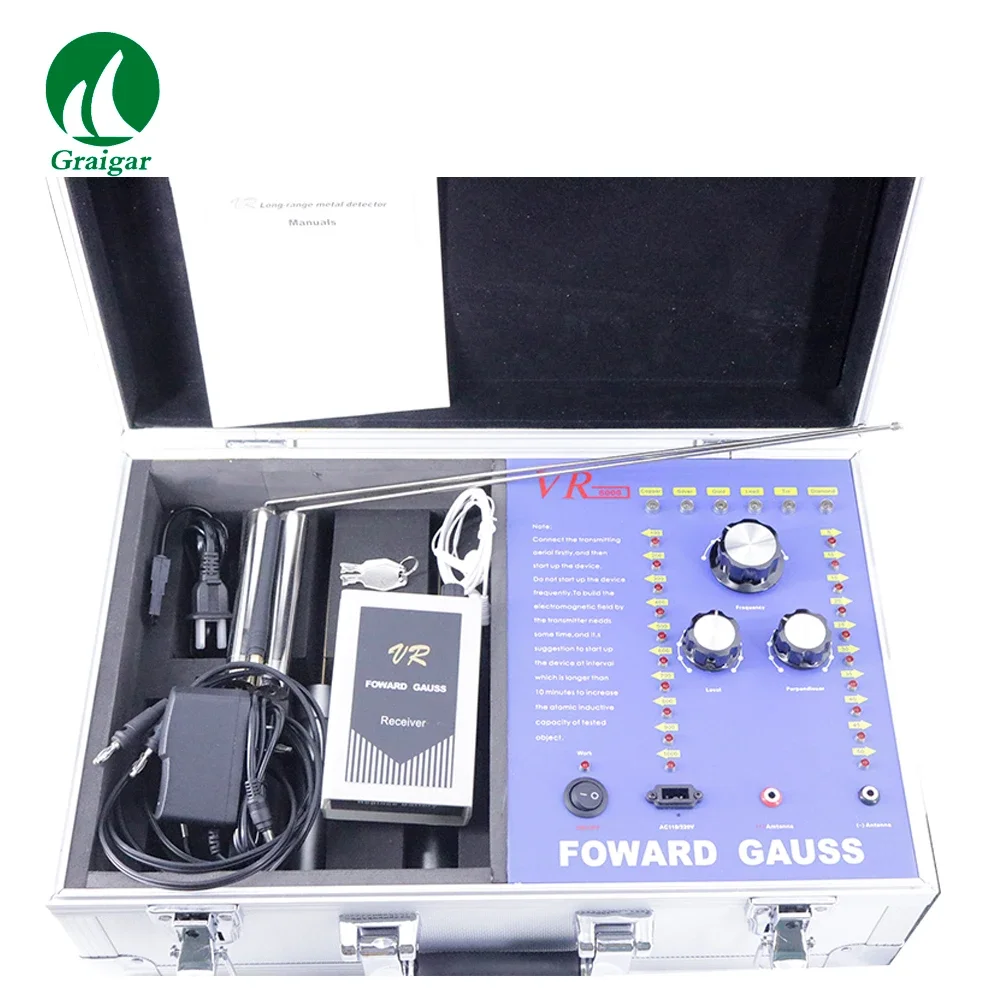 

New VR6000 Long Range Underground Metal Detector for Copper,Gold, Silver, Tin,Lead, Diamond Finding
