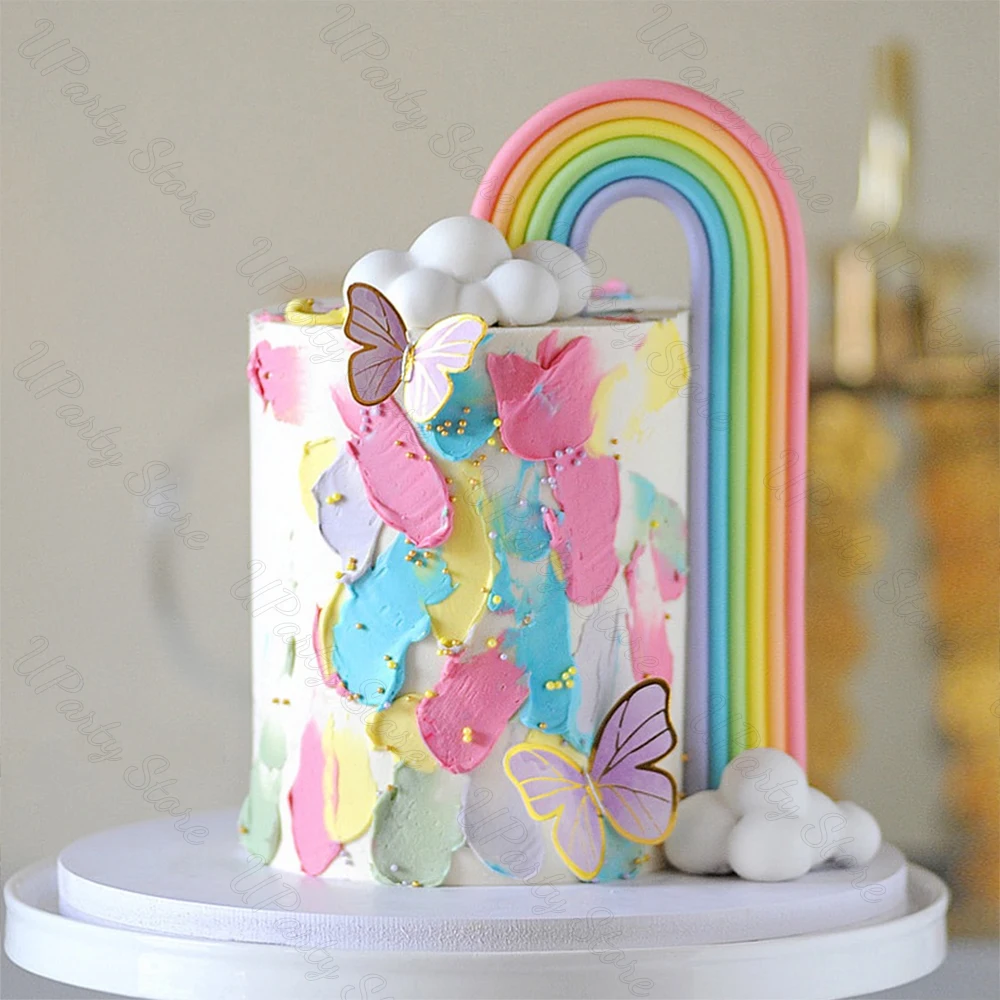 Boules Arc-en-ciel Bleues Pour Décoration De Gâteaux – Idéal Pour Anniversaire, Fête Princesse, Douche Bébé Ou Mariage - 9