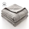 Battilo Cotton Throw Blanket Soft Breathable Waffle Blanket for Twin Queen King Bed Decorative Plaid Sofa Blankets Spring Throws 1