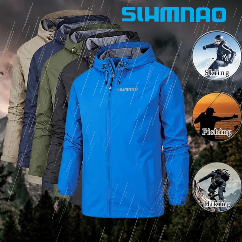 

Водонепроницаемый дождевик для рыбалки для мужчин, плащ для езды на велосипеде, ветрозащитная куртка, одежда для альпинизма, весенне-осеннее пальто,