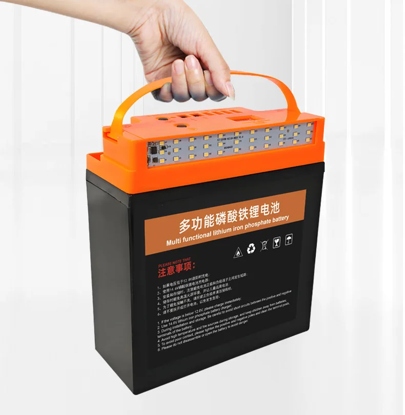 12V 20Ah LiFePO4 Battery High Capacity Large Power for Outdoor Live Streaming, S