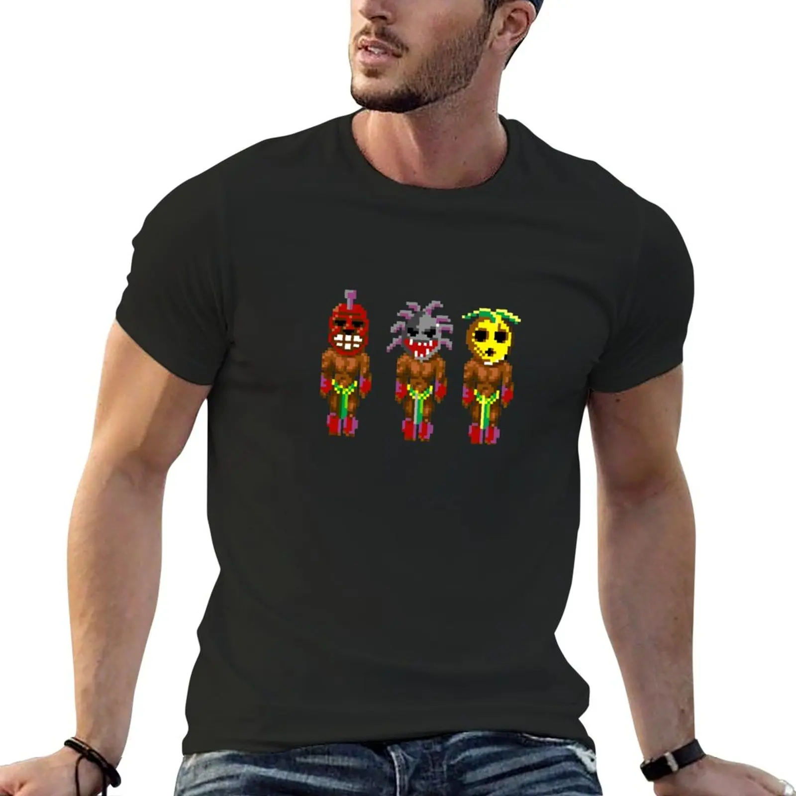 

New Monkey Island&x27;s Cannibals (Monkey Island) Sticker T-Shirt anime Tee shirt Men's t-shirts