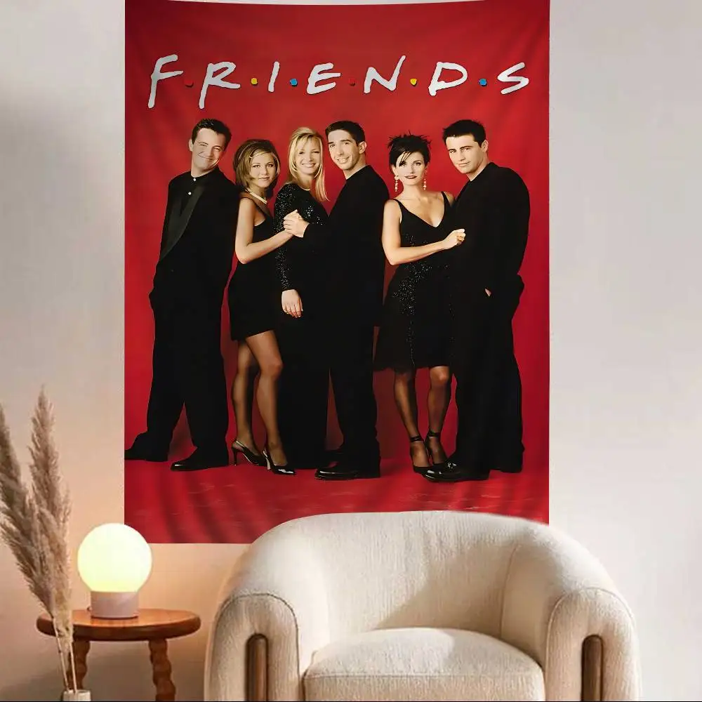 Друзі Телешоу Аніме Гобелен Висячий Таро Хіпі Настінні килимки Гуртожиток Домашній декор