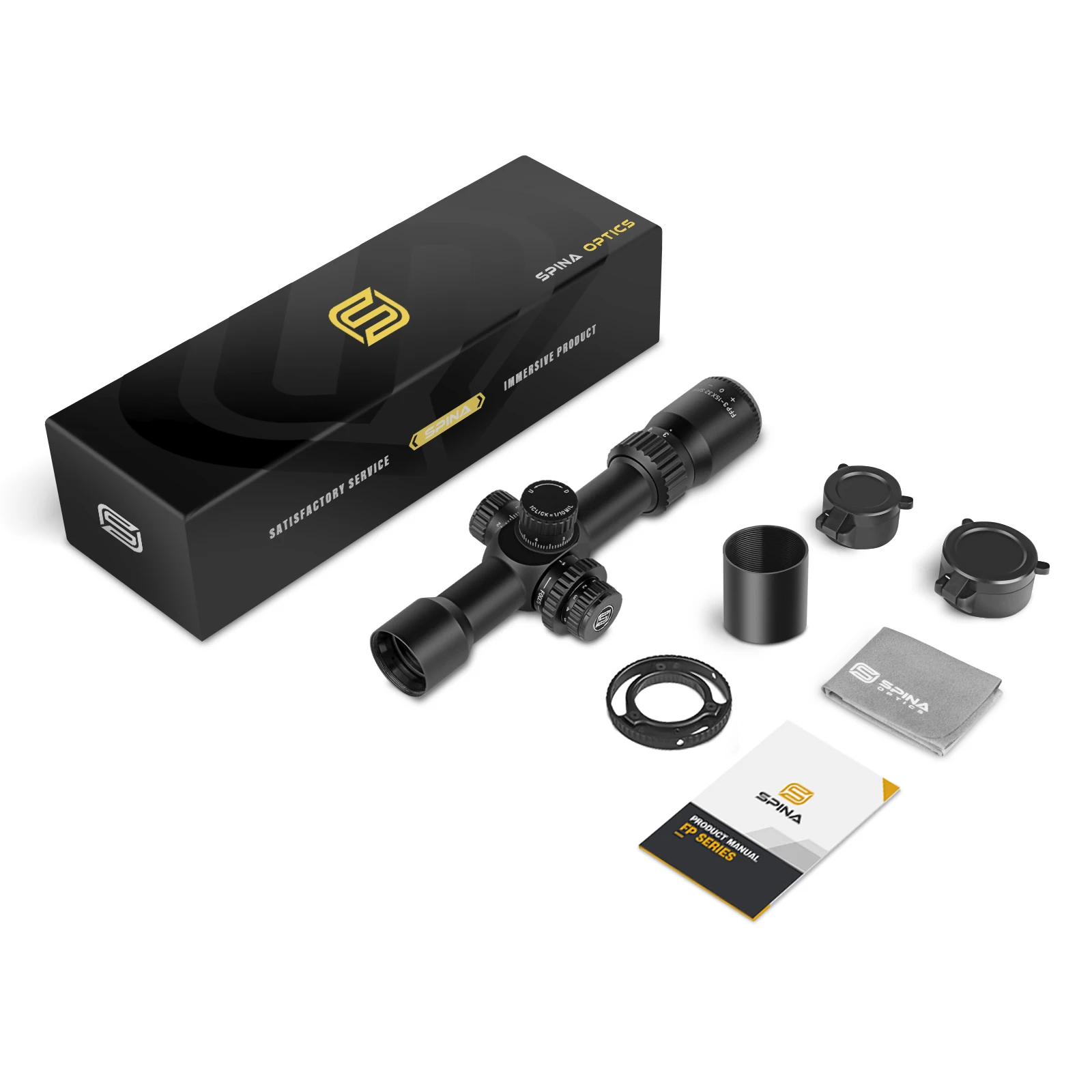 SPINA OPTICS FalconPoint HD 3-15x32 FFP 5ヤードから無限遠までの