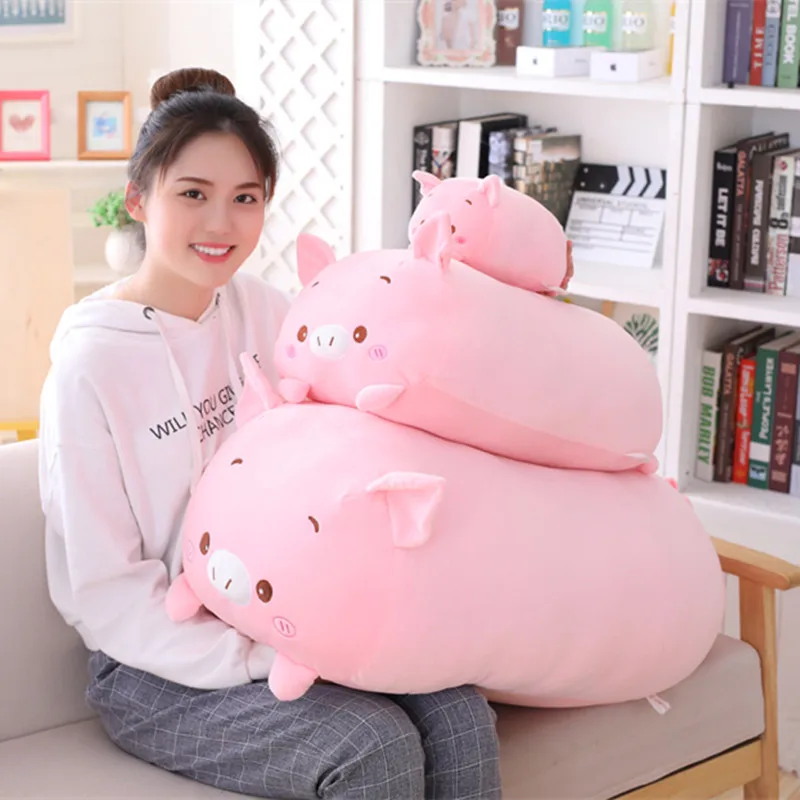 20cm Animal Sweet Pig Panda Plush Toy Soft Cartoon Stuffed Doll Baby Pillow  Gift Sofa Decro