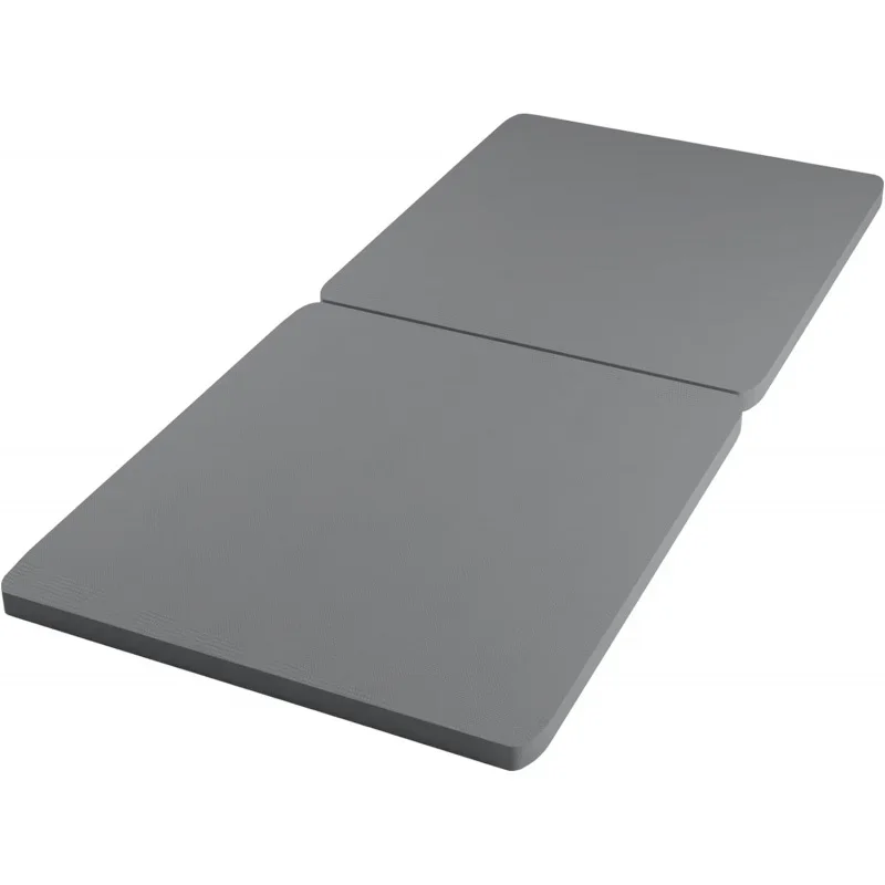 Spinal Solution Wood Split Fully Assembled Bunkie Board for Mattress/Bed Support, Twin, Grey