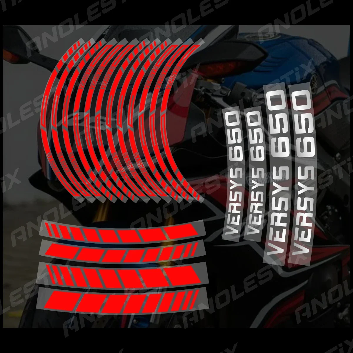 Рисунок 5 - Светоотражающая наклейка AnoleStix на колеса мотоцикла