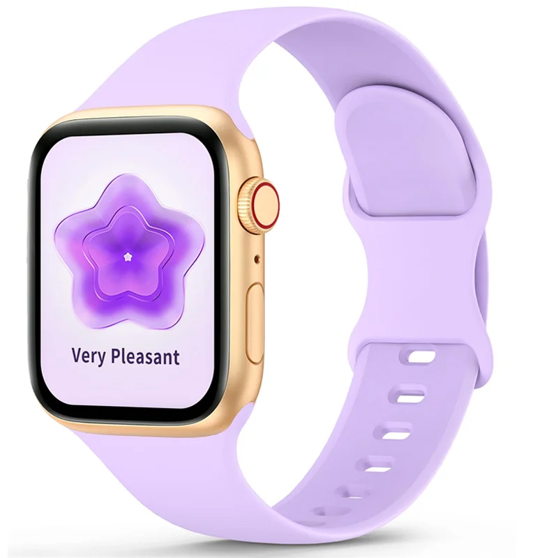 Premium Silicone Sport Band for Smartwatch - Vibrant & Durable Design for Everyday Wear