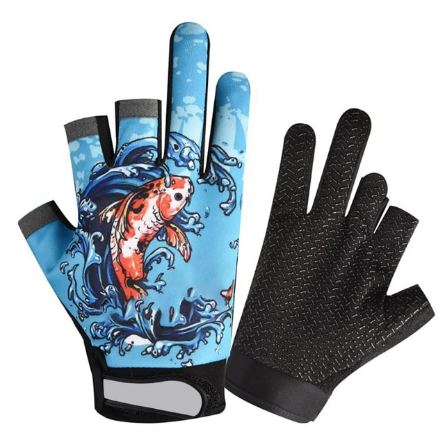 Thin Breathable Sunscreen Fishing Gloves Outdoor Riding Fishing
