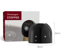 Reusable Silicone Wine Stopper for Maintaining Wine Freshness - Set of 1/2, Barware Accessory (1PC Champagne)