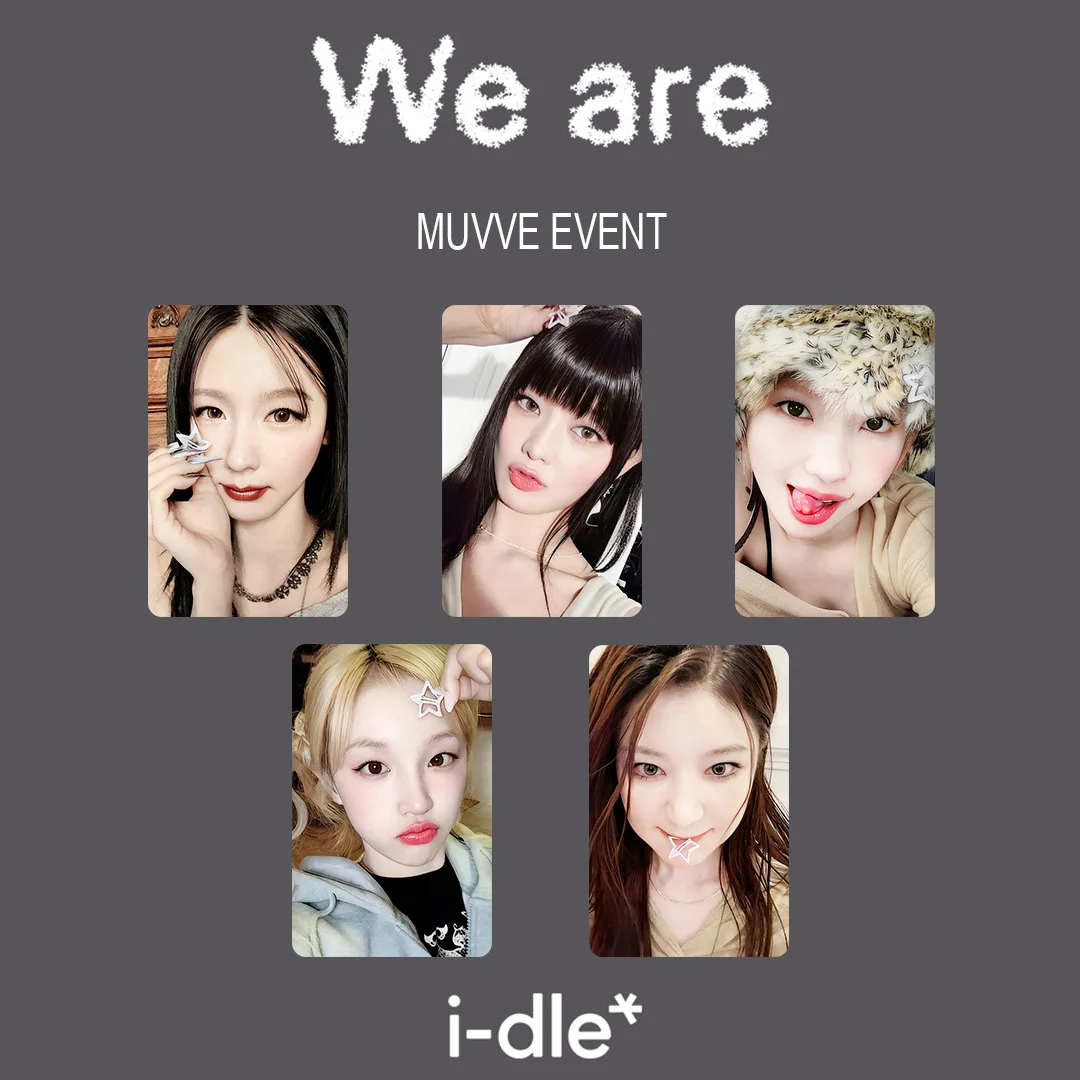 IDLE ミンニ We are makestar 特典限定 トレカ 2枚セット Kpop GIDLE 2th Mini Album We Are idle Card Set Special Card