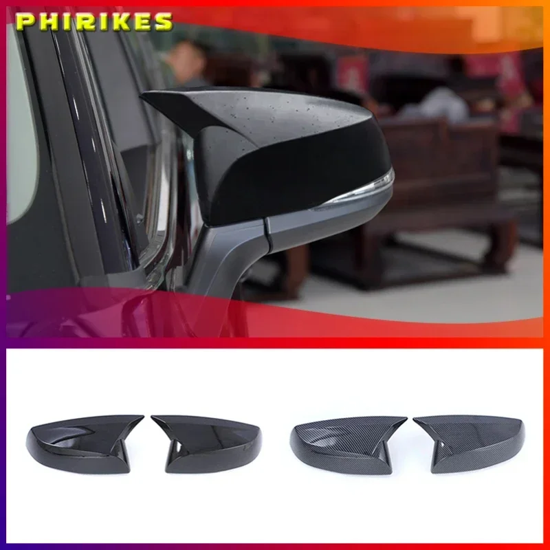 

Аксессуары из АБС-пластика для Toyota Highlander Kluger 2020 2021, боковая дверь автомобиля, крышка зеркала заднего вида, отделка, автомобильный Стайлинг 2 шт./компл.