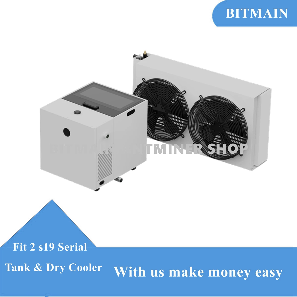 12KW Oil Immersion Cooling Kit For 2 Set Antminer S19 Series