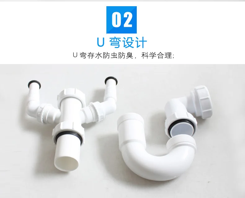 Talea Cozinha Único Pia Downpipe, Lavatório Branco