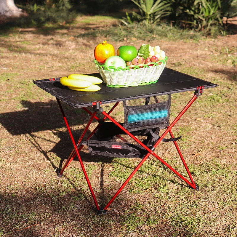 Table de Camping pliante Portable en Aluminium ultraléger, lit  d'ordinateur, randonnée, escalade, pique-nique