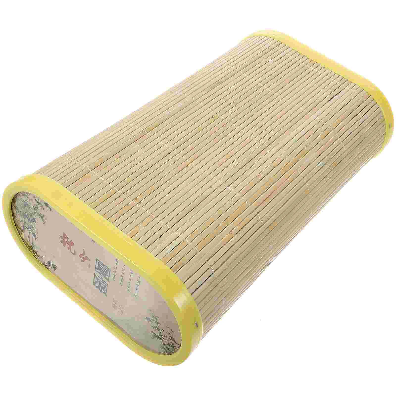 

Neck Rest Sweat Steam Neck Cushion Supply Bamboo Pillow Woven Pillows Elderly Sweat Stem Home Supplies Cooling Take Bath