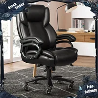 500lbs Heavy Duty Office Chair for Low Back Pain Relief, Big and Tall Office Chair with Ergonomic Lumbar Support 1