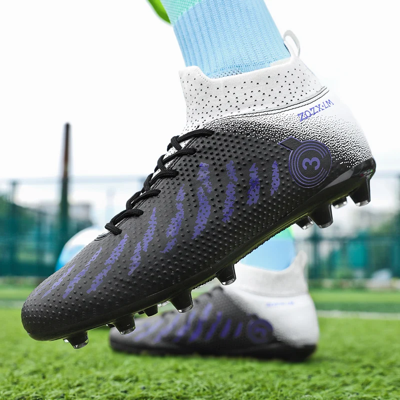 

Quality Messi Soccer Cleats Boots Anti-Slip Wholesale Outdoor Society Football Shoes Futsal Training Matches Sneakers 31-48 Size