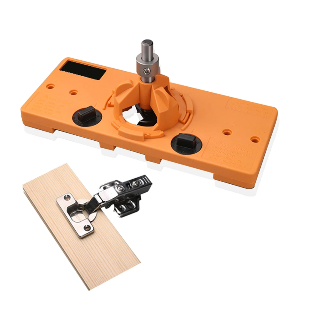 35mm Concealed Hinge Jig Kit Woodworking Tools Suitable for Face Frame Cabinet Cupboard Door Hinges Installation 35mm hinge hole jig drill guide set diy woodworking door hole opener concealed hinges guide door saw cabinet accessories tool