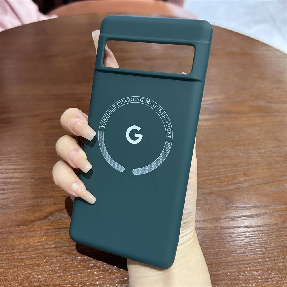 Silky Soft Silicone Magnetic Wireless Charging Protective Case